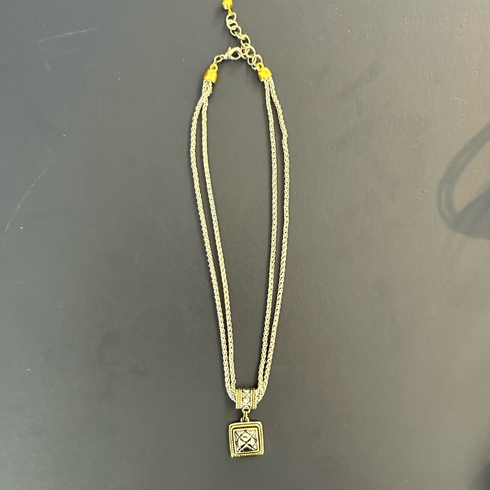 Brighton Gold and Silver Pendant Necklace